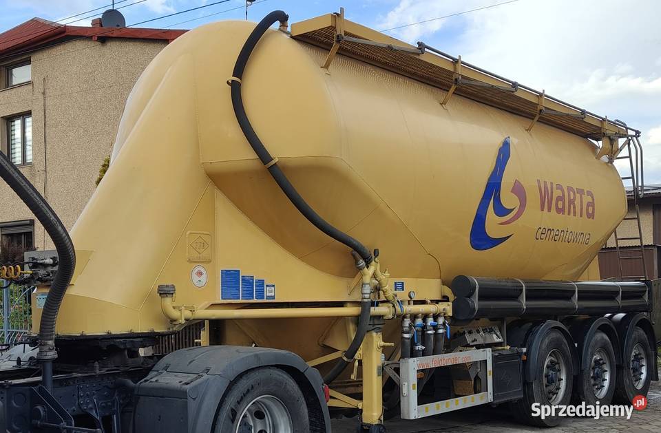 Cementonaczepa Feldbinder EUT 353 łódzkie Działoszyn