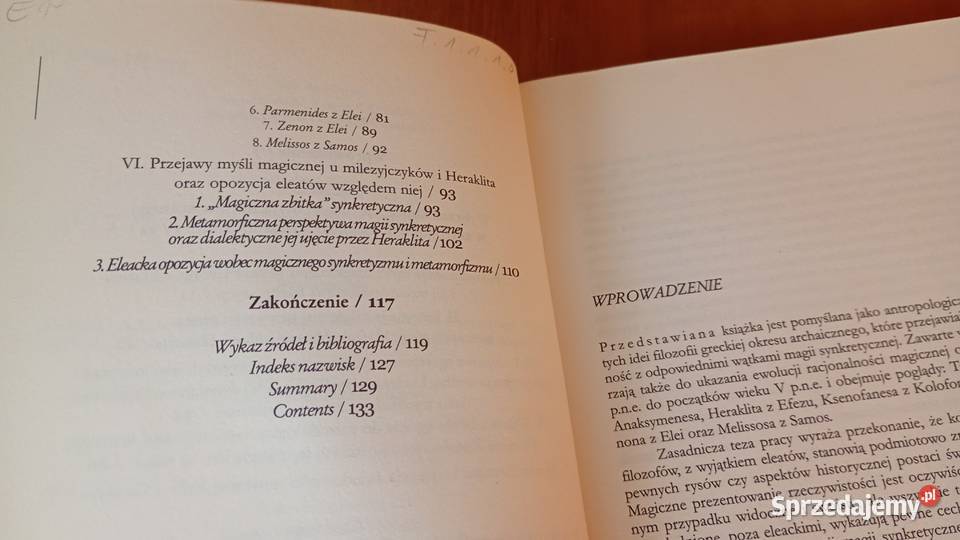 Magiczne źródło filozofii greckiej Dorota