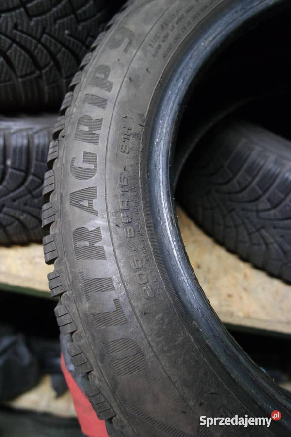 Komplet opon zimowych 20555 R16 Goodyear 205 Samochodowe Poznań