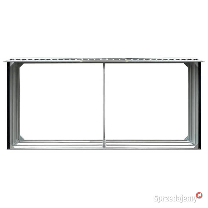 Wiata na drewno stal galwanizowana 330x92x153