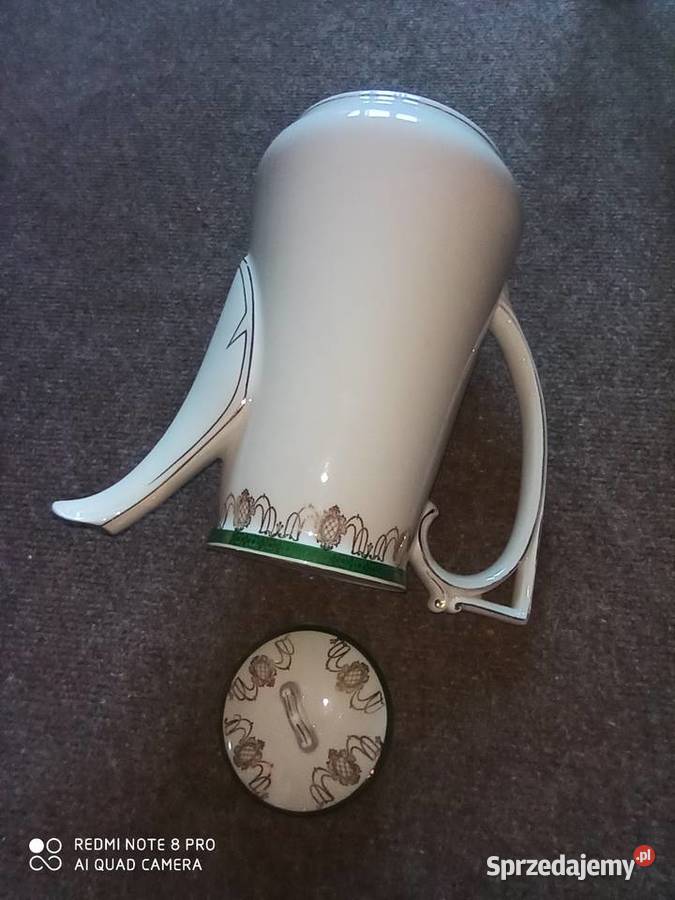 Wielki Dzbanek C T Z Zielonym paskiem Syg z lat pomorskie Gdańsk