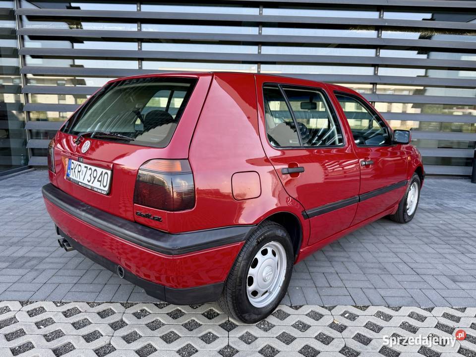 Volkswagen Golf III MK3 18 ABS 90 LPG czerwony Krosno