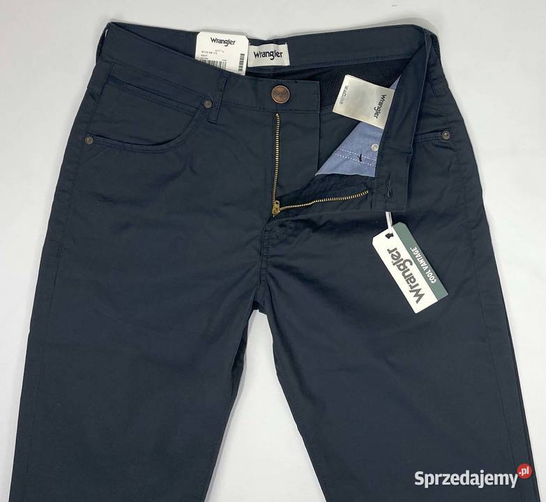 Spodnie męskie Wrangler Arizona Navy Classic W30 Odzież codzienna lubelskie Lublin