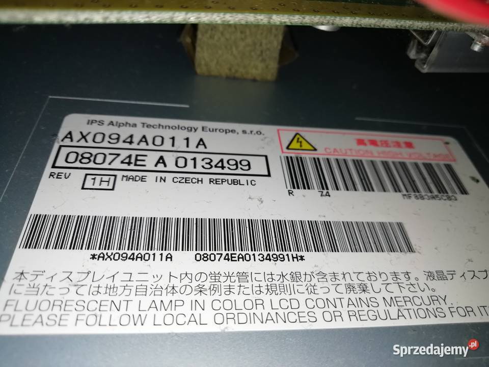 TV TX37LX85P uszkodzony Inverter