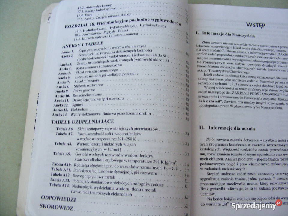 Chemia 2 Zbiór zadań Witowski Zbiór zadań z Książki naukowe i popularnonaukowe Oborniki Śląskie