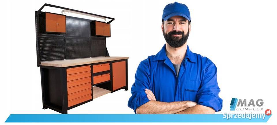 STÓŁ Warsztatowy P2120 DO GARAŻU WARSZTATU Gdańsk