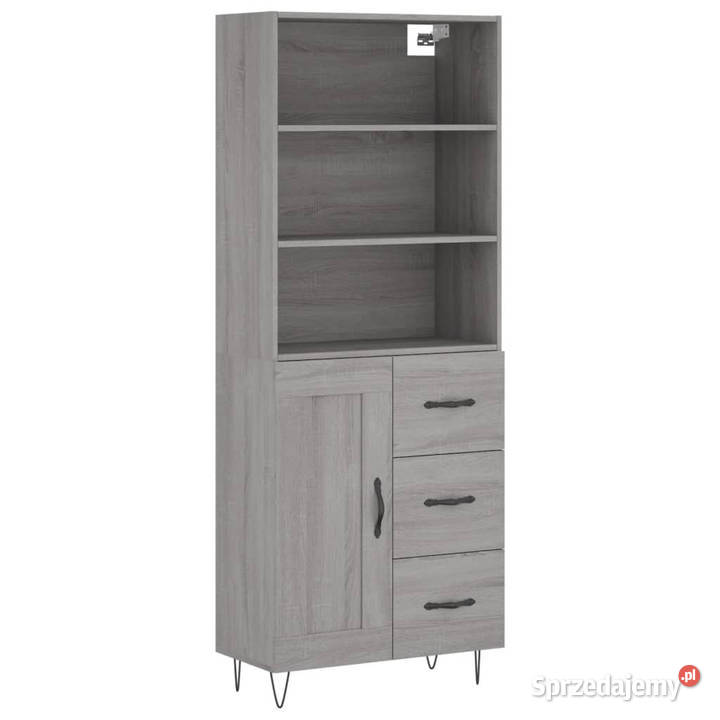 Witrynka szary dąb sonoma 695x34x180 materiał mazowieckie Warszawa