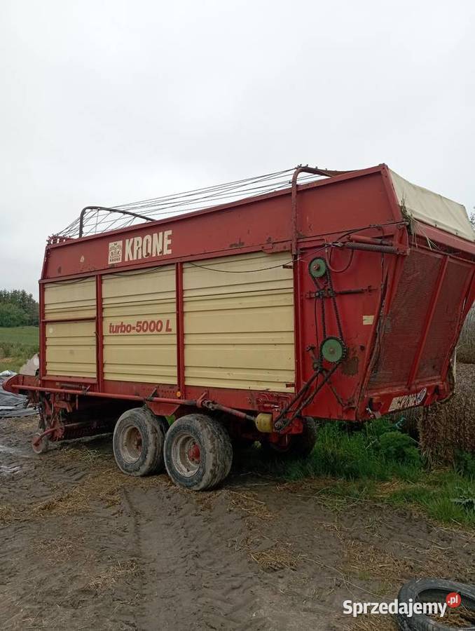 Krone turbo 5000l przyczepa samozbierająca Marcinów