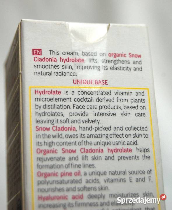 Natura Siberica liftingujący krem na dzień Dla kobiet