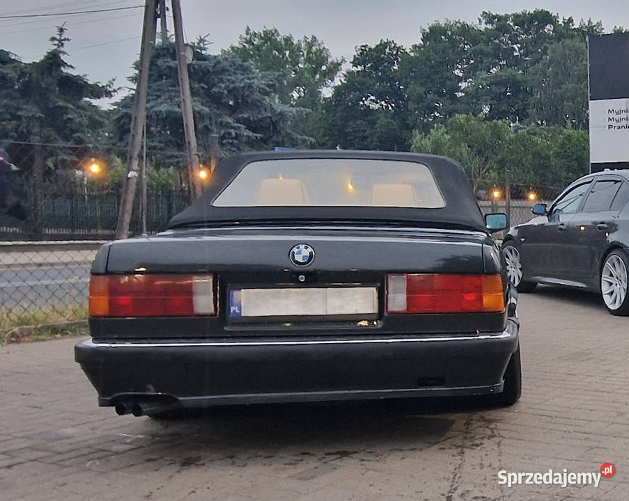 BMW e30 cabrio do dokończenia projekt benzyna Mińsk Mazowiecki sprzedam