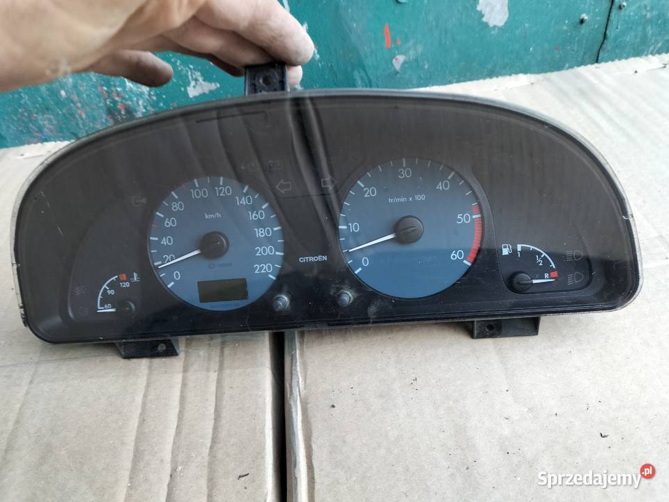 LICZNIK ZEGARY Citroen Xsara 9645744580 C 01 Wyposażenie wnętrza Kamień-Kolonia