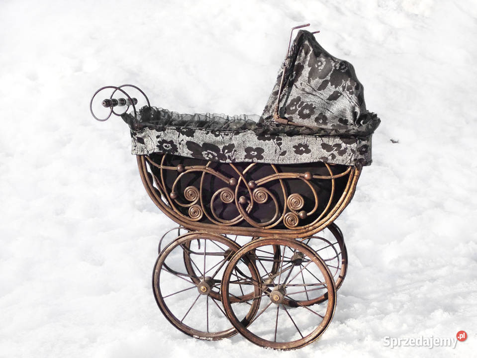 Wózek dekoracja retro zabawka Wrocław