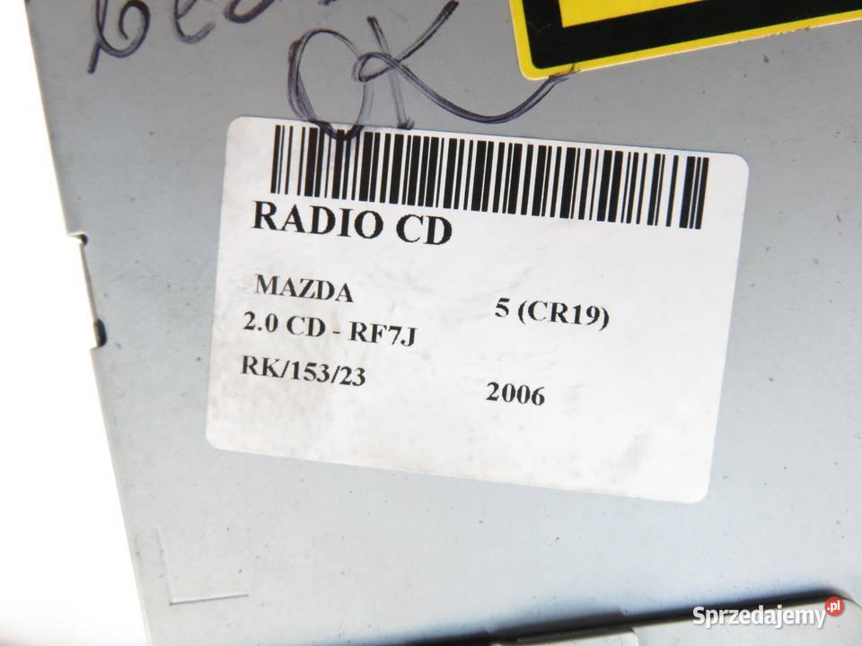RADIO MAZDA 5 CR19 14792086 sprzedam