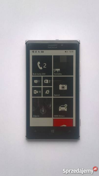 NOKIA Lumia 925 Szaro Srebrno Czarna Stan Wrocł Kamera video-rozmowy Wrocław