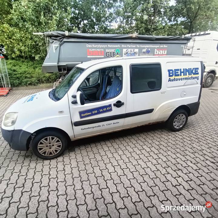 Fiat Doblo Maxi Lang 200 paka nieuszkodzony Słubice sprzedam