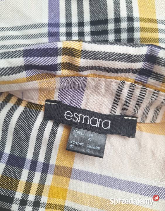 Śliczna damska sukienka w kratkę długi rękaw Kraków