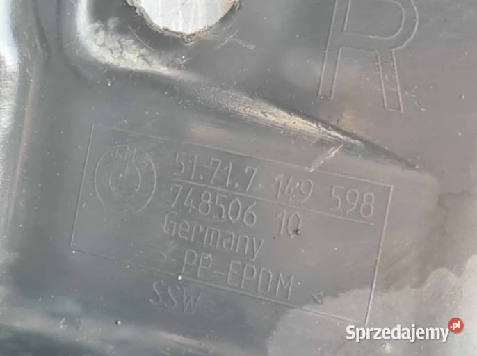BMW E60 Osłony Wahacza Prawa Lewa 51717149598 Częstochowa