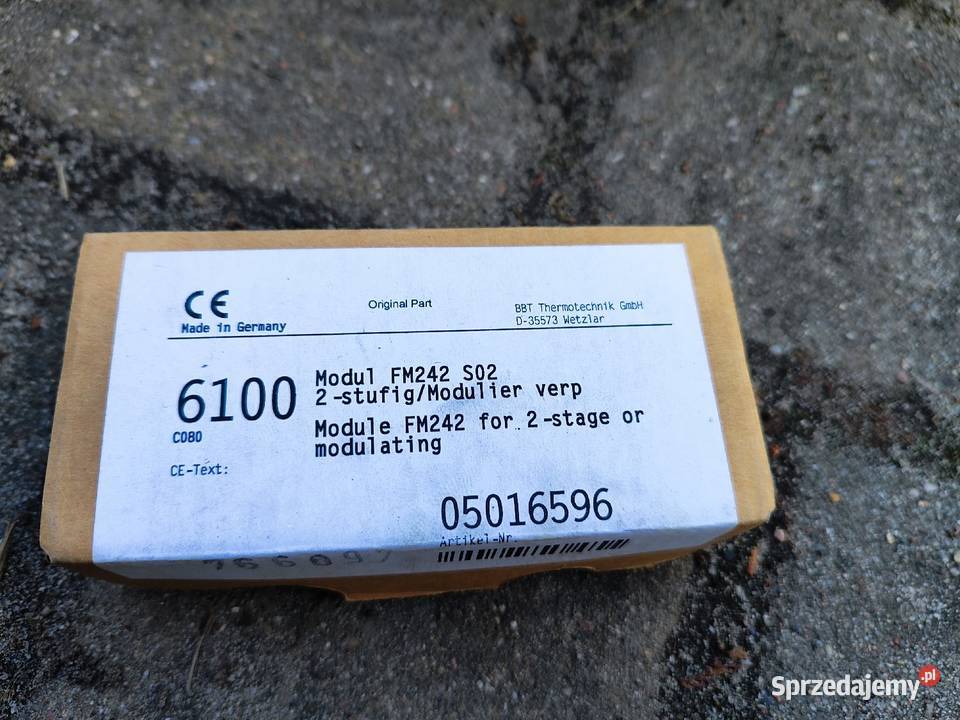 Moduł fm242 Logamatic dwustopniowy Buderus 6100 Łódź