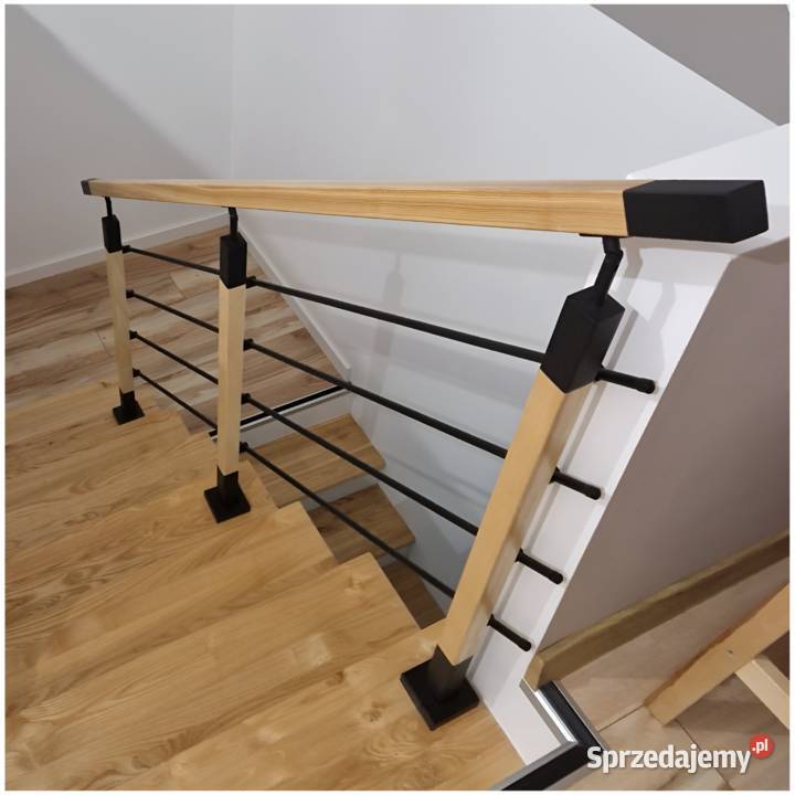 BALUSTRADA Systemowa Drewno Stal Wzór Przekrój sprzedam