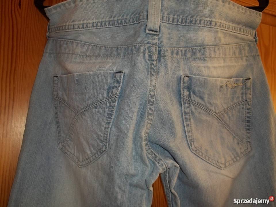 Spodnie jasny jeans długie 2832 hiszpańskie Moda i Styl sprzedam