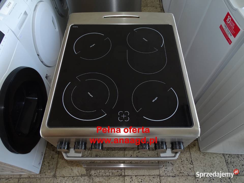 Kuchenka elektryczna HANSEATIC szer 50 inox Duży 50cm Goleniów
