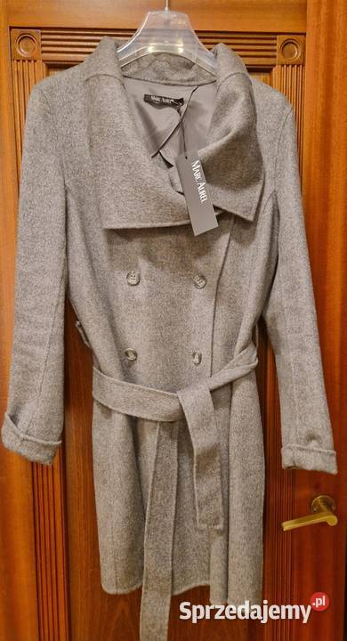 Damska kurtka z natwełny Marc Aurel szara nowa z