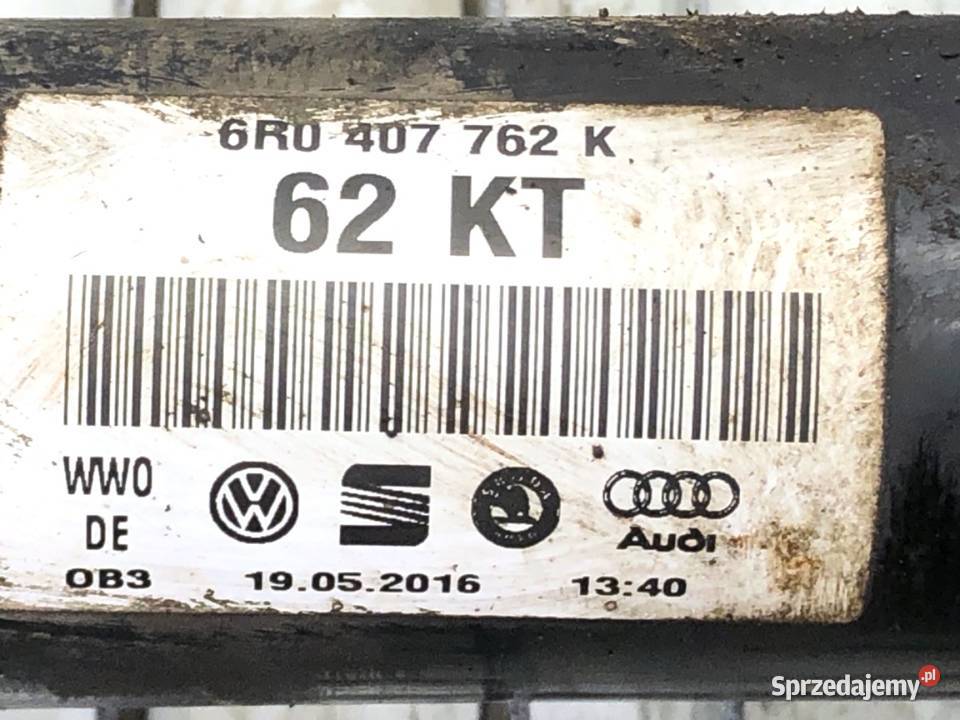 PÓŁOŚ PRAWY PRZÓD SEAT TOLEDO IV 6R0407762K 12 osobowe