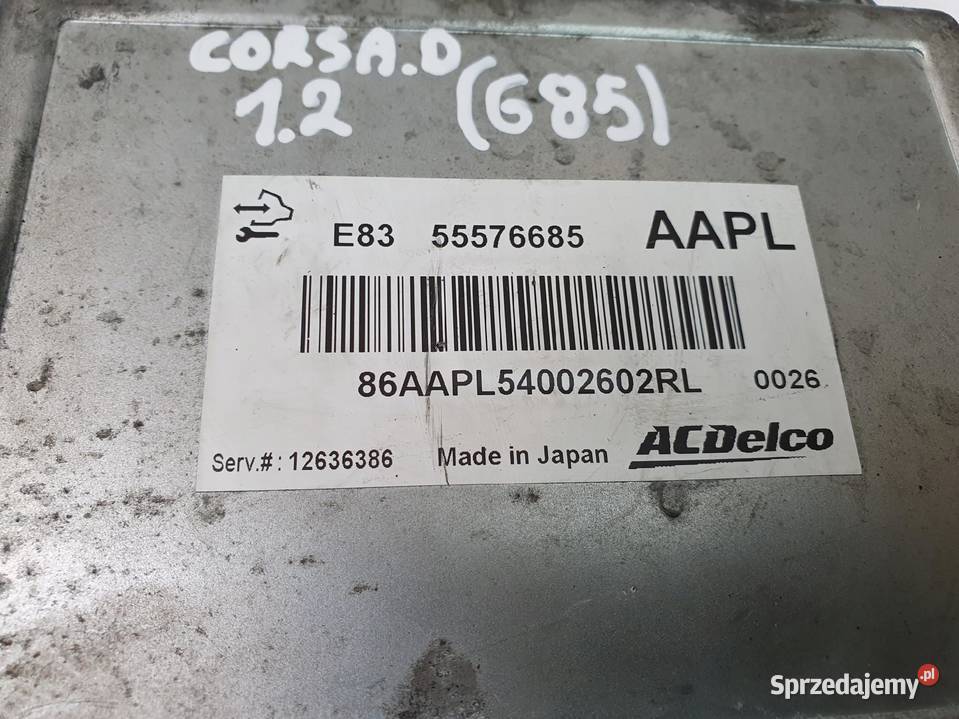 STEROWNIK SILNIKA Opel Corsa D 12 16V komputer osobowe Chełm