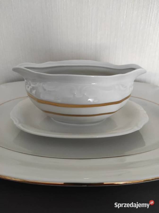 Półmisek duży sosjerka stara porcelana Chodzież Białystok