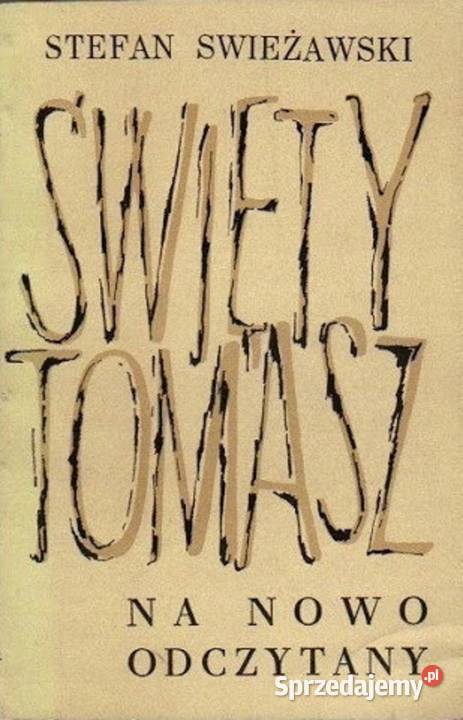 Święty Tomasz na nowo odczytany Swieżawski fa Zamość