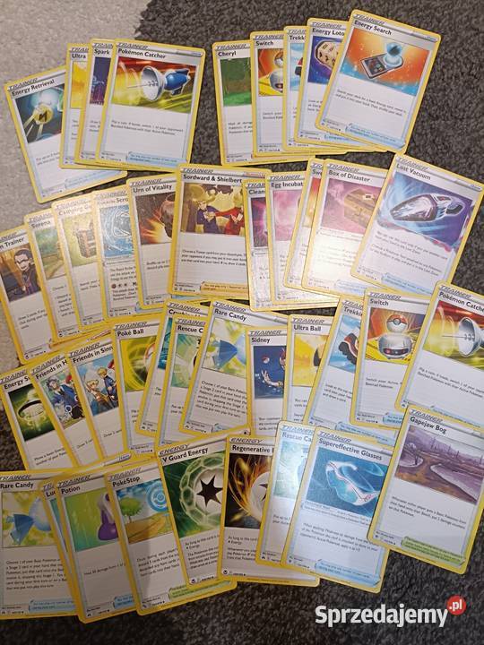 100x Kart Trenerów Pokmon różne edycje Kraków