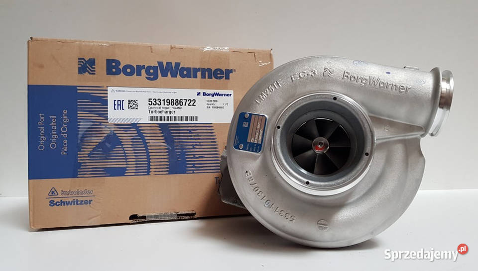 Turbosprężarka BorgWarner KKK 53319906722 mazowieckie Siedlce
