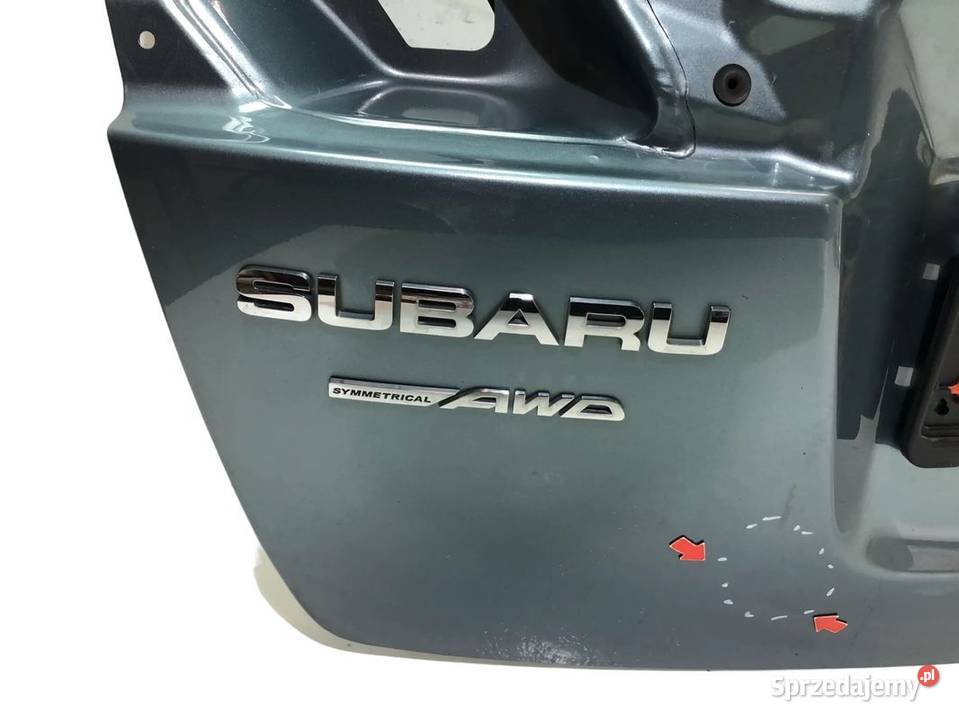 SUBARU OUTBACK 4 IV BR 20092014 KLAPA TYŁ TYLNA