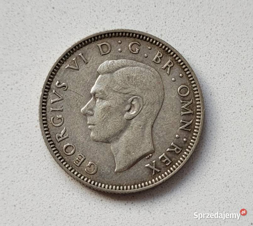 220 ANGLIA srebro 1 Szyling 1940 r Wola Kruszyńska