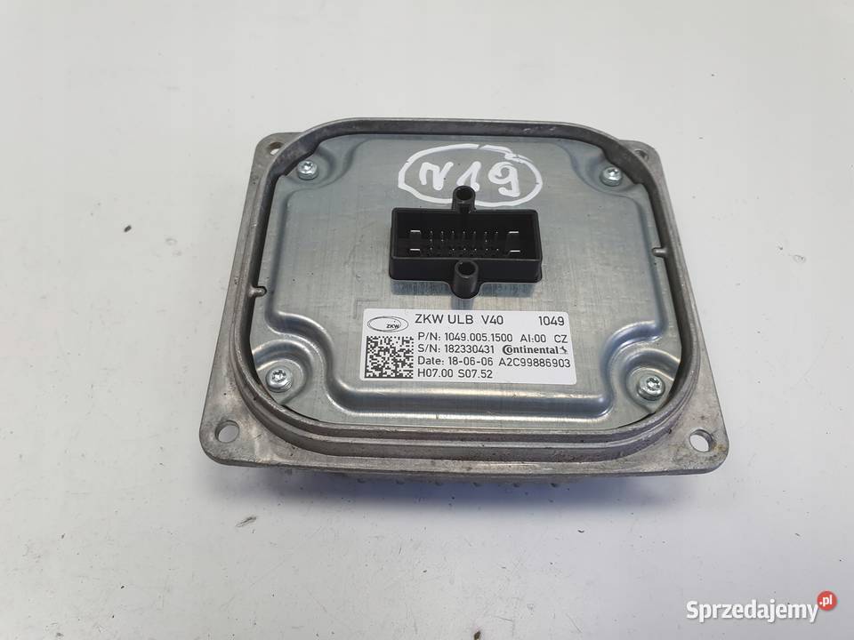 Volvo V40 II lift PRZETWORNICA LAMPY Moduł Chełm