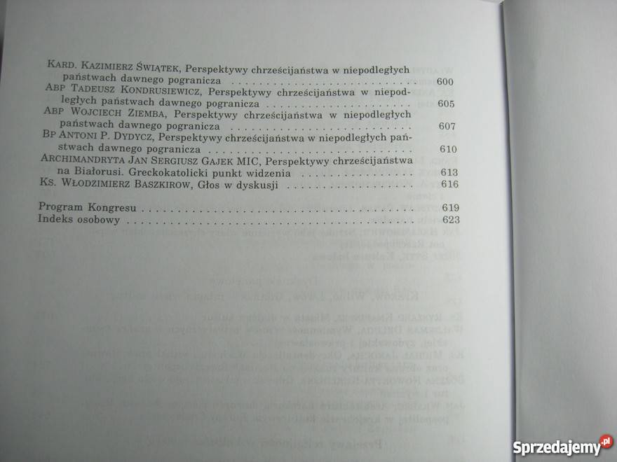 CHRZEŚCIJAŃSTWO W DIALOGU KULTUR NA ZIEMIACH I małopolskie Tarnów