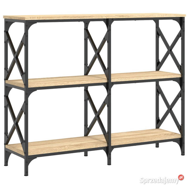 Stolik konsolowy dąb sonoma 100x28x805 WM835420 Warszawa