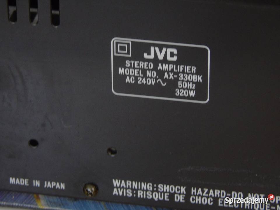 Wzmacniacz JVC AX330 Dynamic SuperA 320 wat Jasło sprzedam