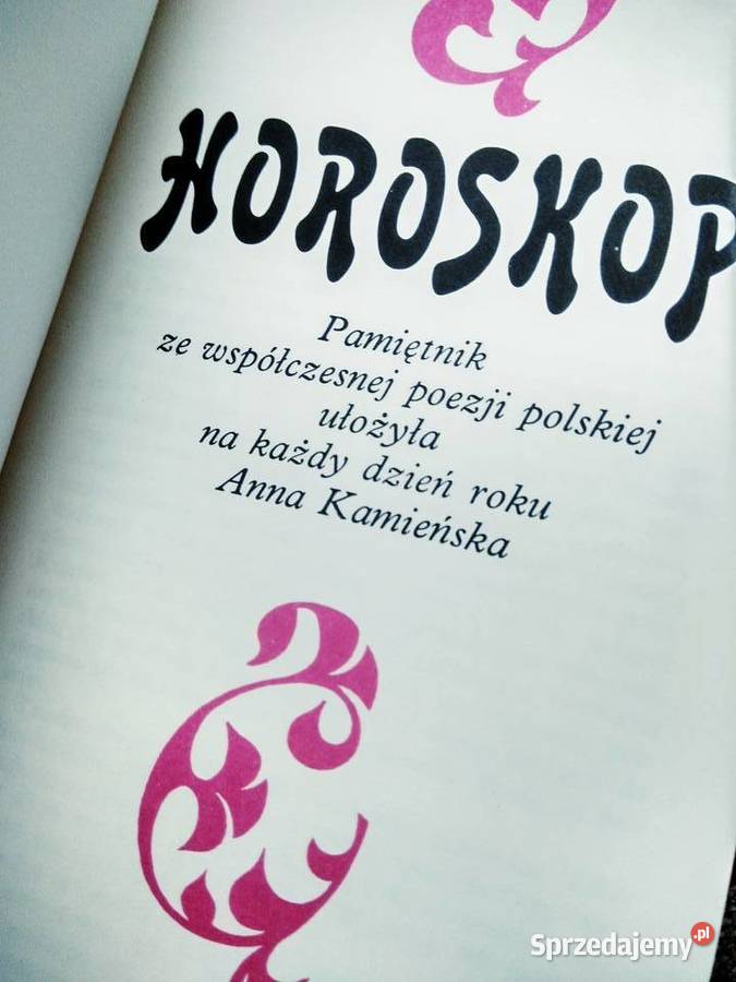 Horoskop pamiętnik współczesnej poezji Kamieńska