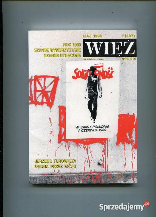 Więź miesięcznik 1999 5487 Szczecin sprzedam
