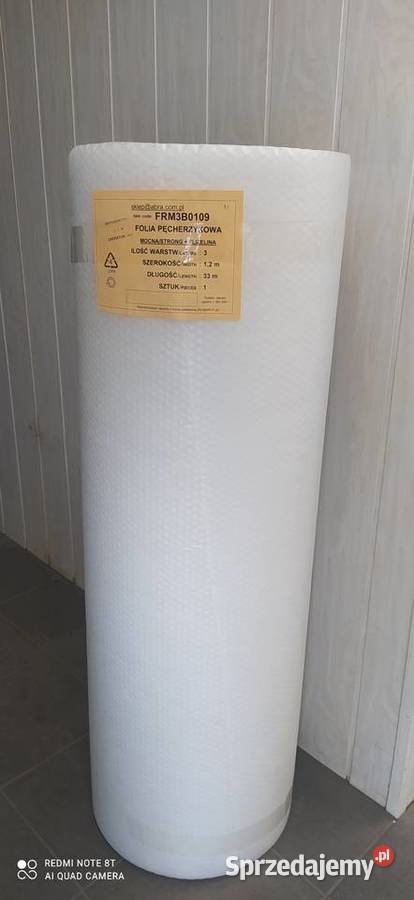 Folia pęcherzykowa z flizeliną 1x33m mazowieckie Warszawa