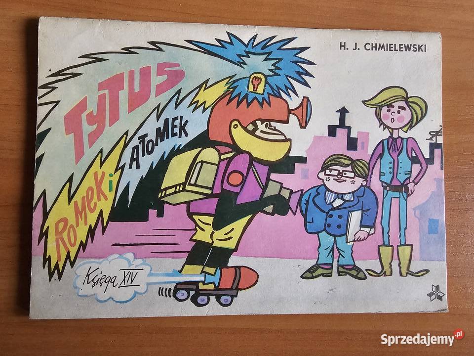 Komiks bajka Tytus Tomek i Atomek ks XIV 1989r Oświęcim