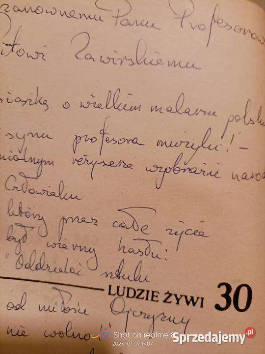 Matejko wszystkim znany autograf dedykacja Warszawa