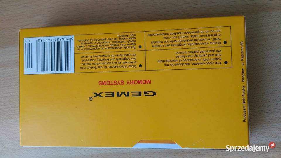 Kaseta magnetowid VHS nowa Wrocław