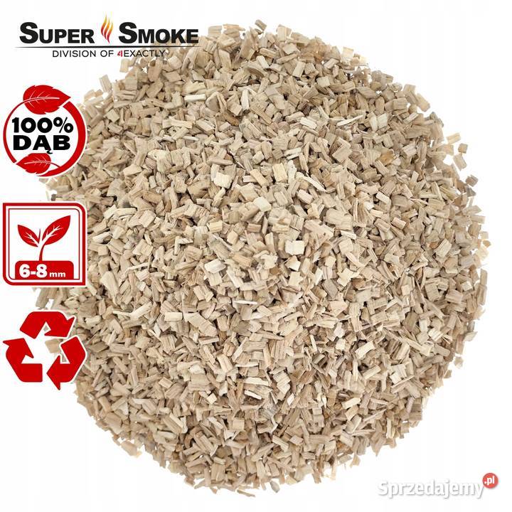 Zrębki Wędzarnicze Super Smoke DĄB KL08 68mm podlaskie Białystok