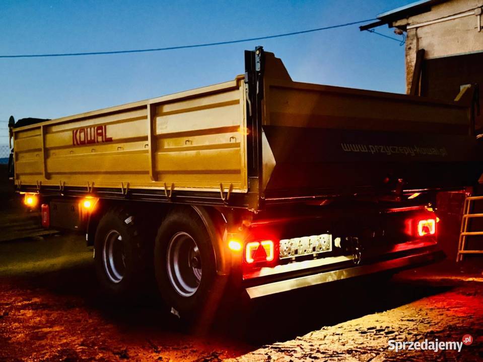 Nowa przyczepa rolnicza Tandem 255x450x65 FV nieuszkodzony Limanowa