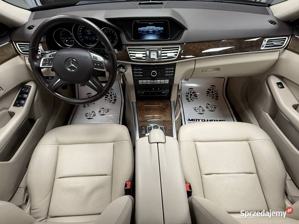 Mercedes E200 LIFT Jasna skóra 18 automa wspomaganie kierownicy Poznań