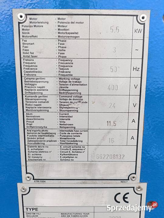 WYKRAWARKA wycinarka do blach otworów