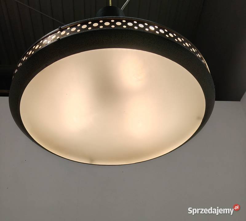 lampa wisząca Space Age Czechosłowacja lata 60te Radomsko