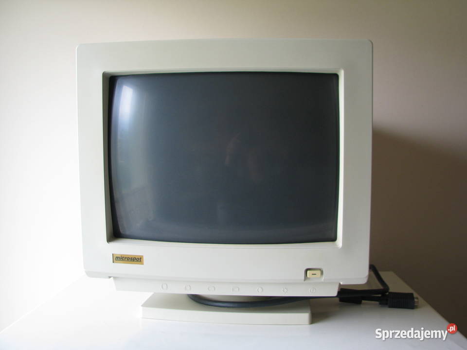 Monitor do komputera CRT Microspot 14 1995r opolskie Krapkowice